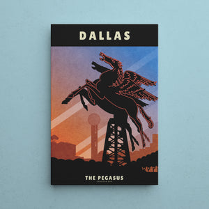 The Pegasus in Dallas Giclee Art Print