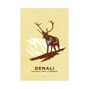 Unframed Denali National Park poster