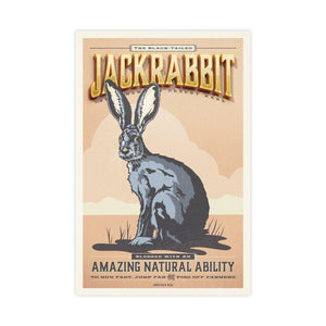 Jackrabbit poster by Jonathan Rice unframed 