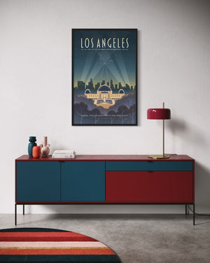 Los Angeles — Griffith Observatory – Fine Art Travel Poster
