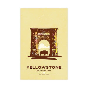 Yellowstone National Park national park poster unframed print