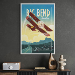Sopwith Pup aviation art white frame office mockup