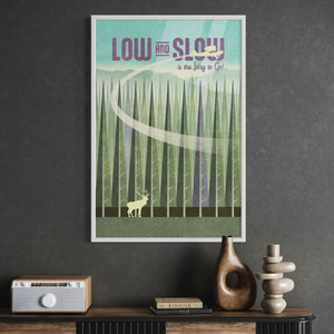 Piper Cub aviation art white frame office mockup