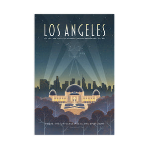Los Angeles Griffith Observatory Art Print Unframed