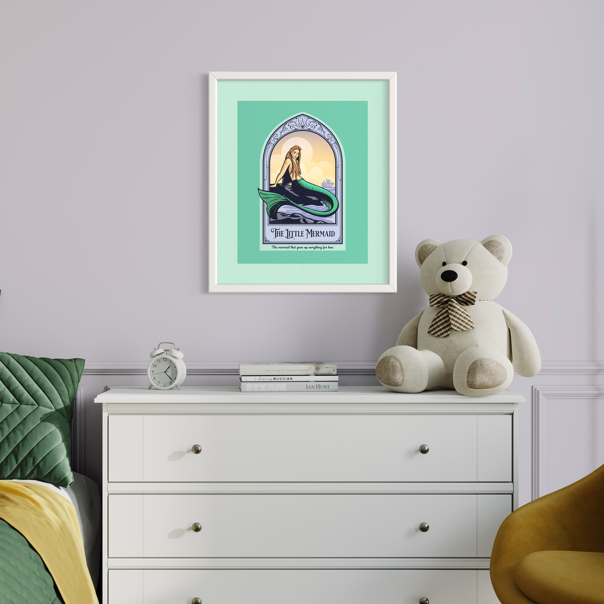 Littlest Mermaid Autographed Canvas Giclee main image 0
