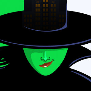 New York City Travel Poster. A little bit of the iconic Chrysler building mixed with a little bit of the Wicked Witch create a wickedly entertaining poster for the city that never sleeps. Bright and bold colors combined with a striking design create a stunning poster, which is sure to make a great addition to any room, with a headline that says “NYC: Wickedly Entertaining”. 