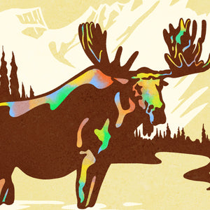 Rocky Mountain National Park Giclée Art Print