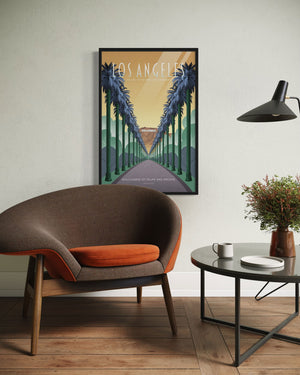 Los Angeles — Boulevards of Dreams - Fine Art Travel Poster