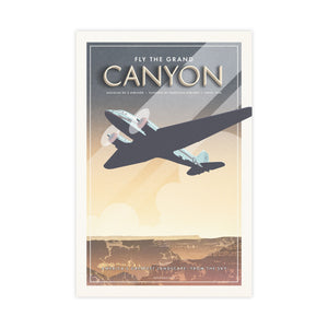 Douglas DC-3 aviation poster unframed print
