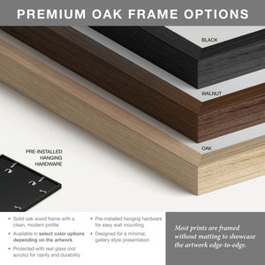 Grand Teton National Park poster premium frame options and details