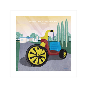 Unframed Big Wheel art print
