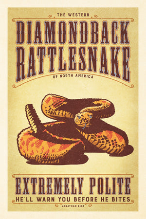 Rattlesnake - Creatures of Character Poster