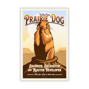 Prairie Dog poster unframed