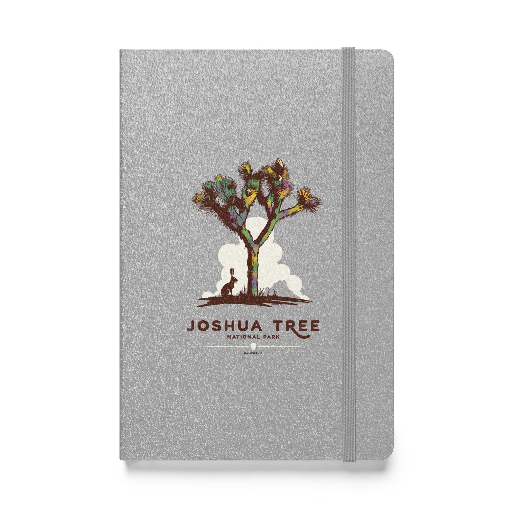 This custom, Joshua Tree National Park, silver hardcover notebook will be a great daily companion whenever you need to put your thoughts down on paper! 