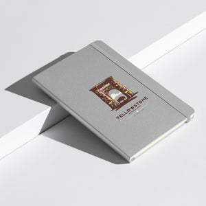 This custom, Yellowstone National Park, silver hardcover notebook will be a great daily companion whenever you need to put your thoughts down on paper! 