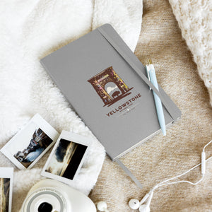 This custom, Yellowstone National Park, silver hardcover notebook will be a great daily companion whenever you need to put your thoughts down on paper! 