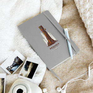 This custom, Sequoia National Park, silver hardcover notebook will be a great daily companion whenever you need to put your thoughts down on paper! 