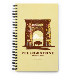 This custom, Yellowstone National Park, wire-bound notebook will be a great daily companion whenever you need to put your thoughts down on paper! 