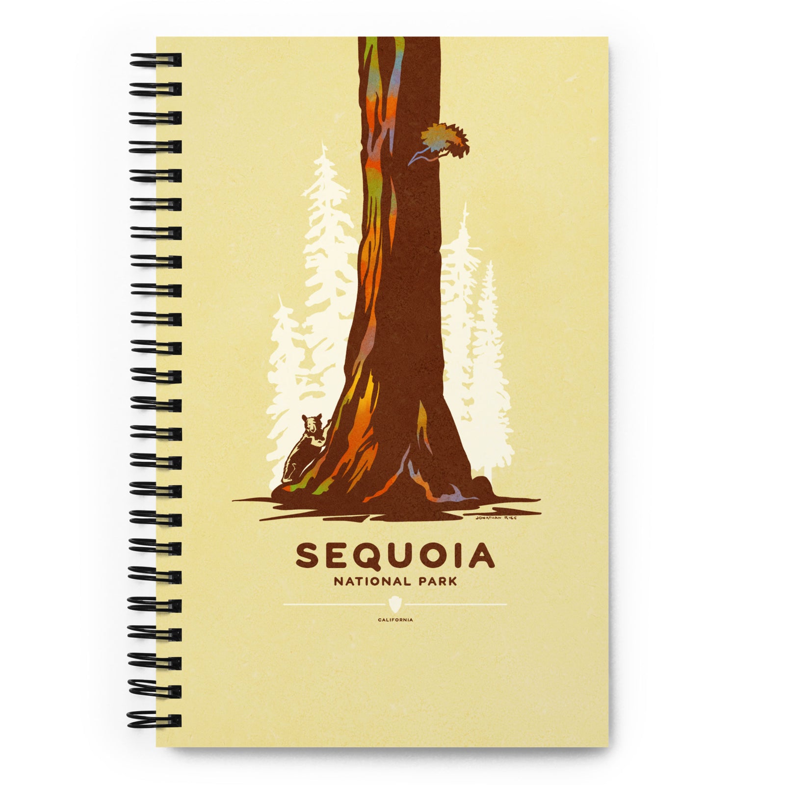 This custom, Sequoia National Park, wire-bound notebook will be a great daily companion whenever you need to put your thoughts down on paper! 