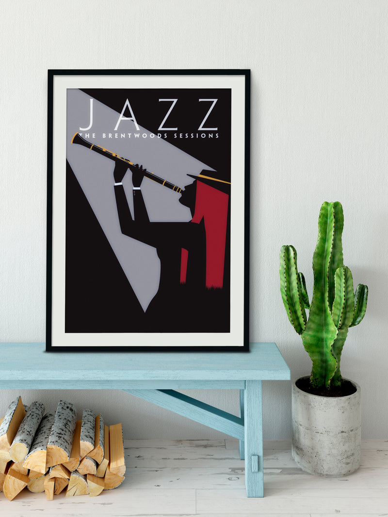 Jazz Clarinet Giclee Art Print - The Creative Visualist