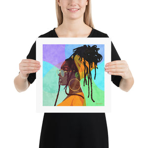 Young Woman With Dreadlocks Art Print
