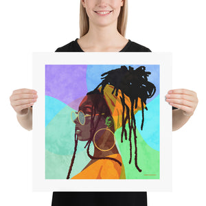 Young Woman With Dreadlocks Art Print