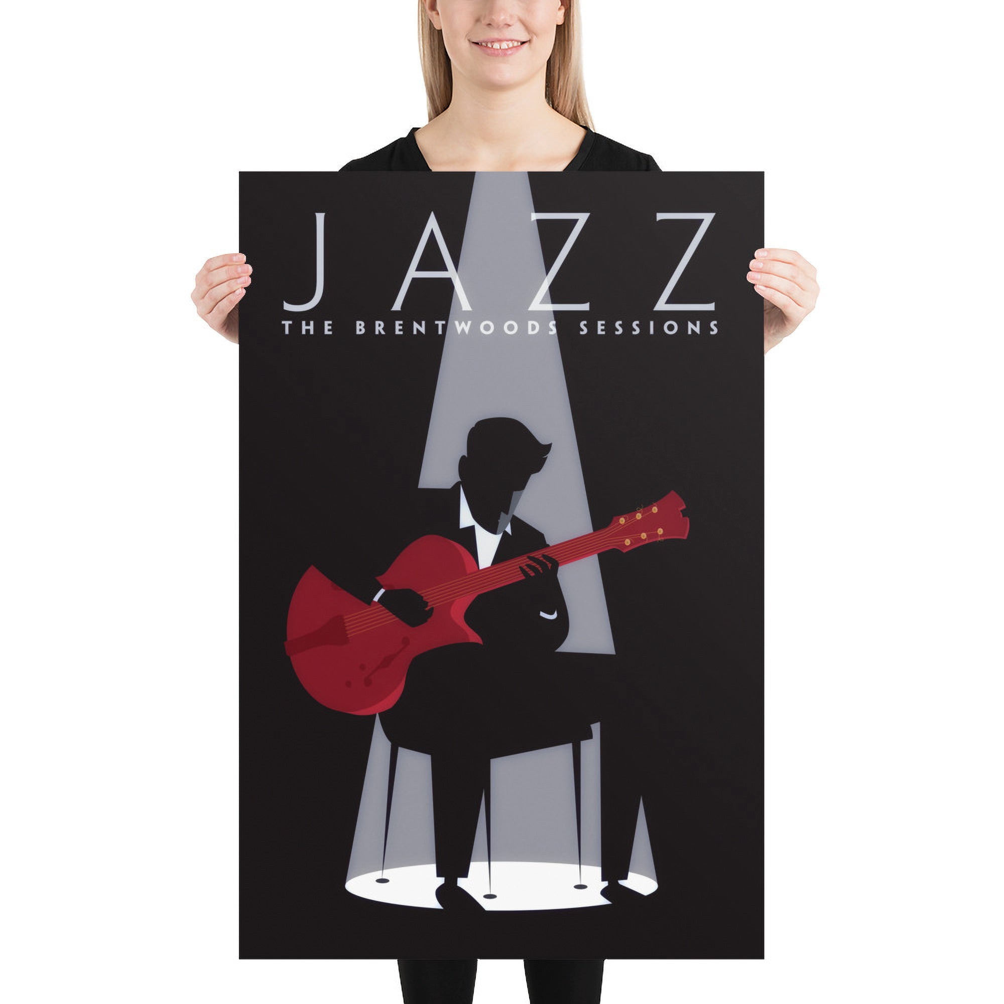 Jazz Guitar Giclee Art Print - The Creative Visualist
